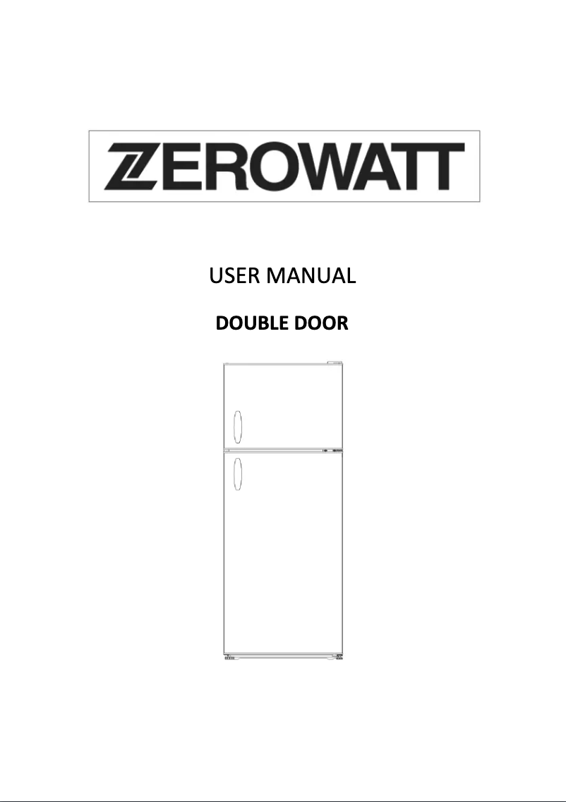 Page 1 of the manual User Manual Zerowatt ZMDS 5122W
