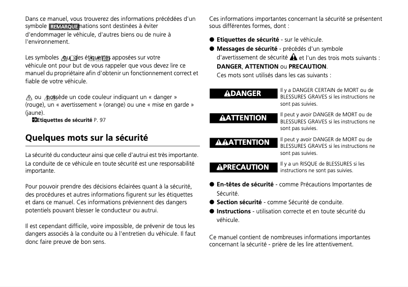 Page 1 of the manual User Manual Honda CR-V (2023)