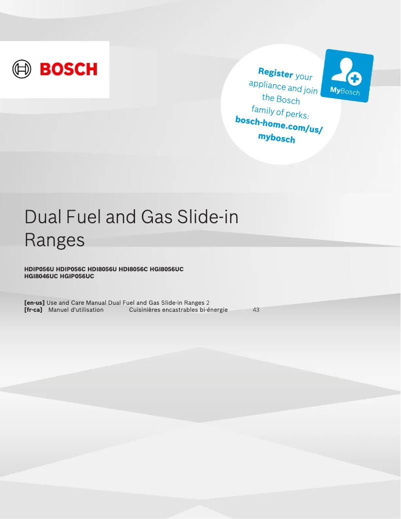 First page image of the manual for HDIP056U