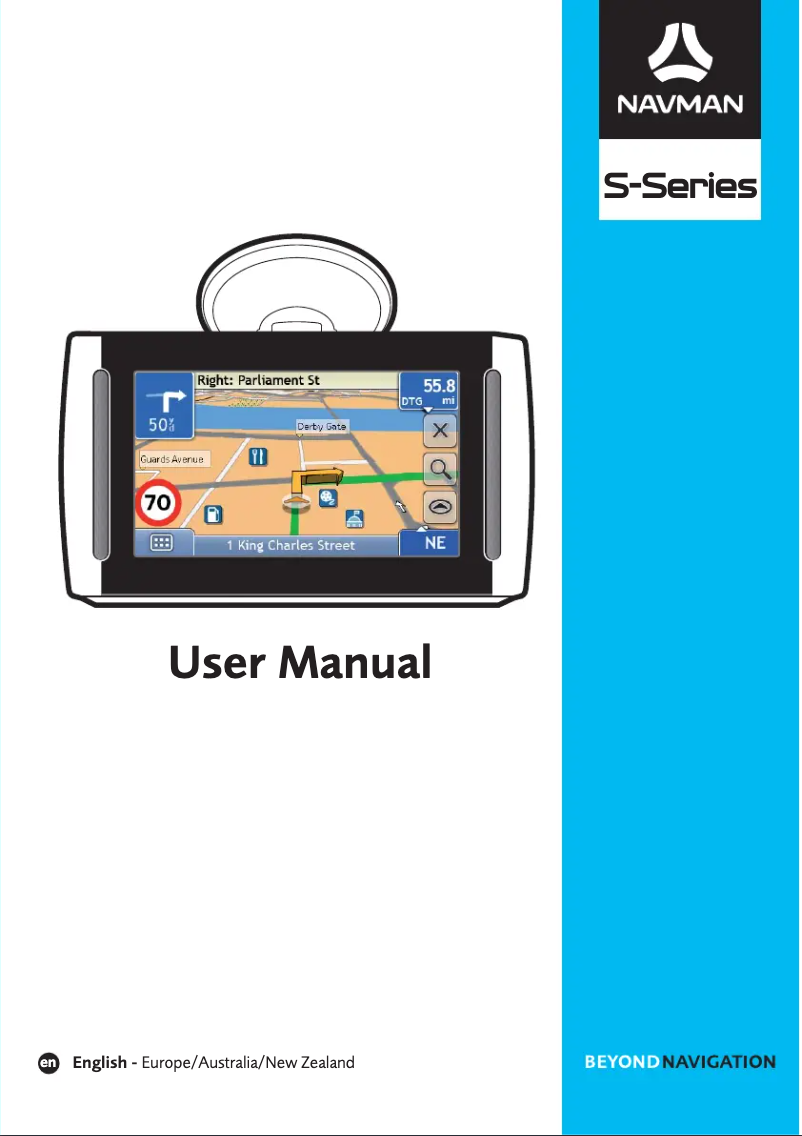 Page 1 of the manual User Manual Navman S30