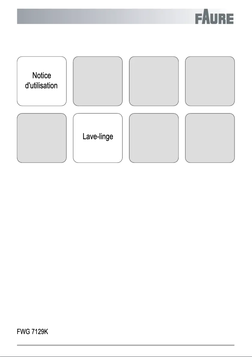 First page image of the manual for FWG7129K