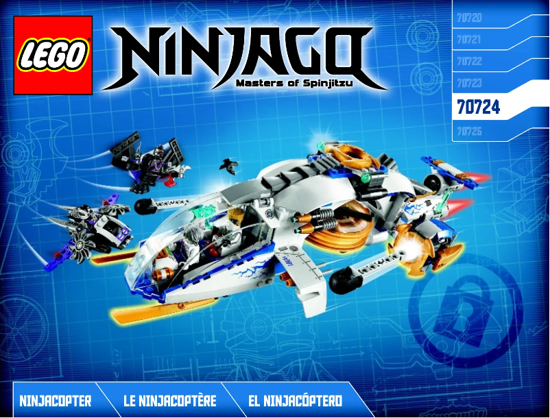 Page 1 of the manual User Manual Lego Ninjago 70724