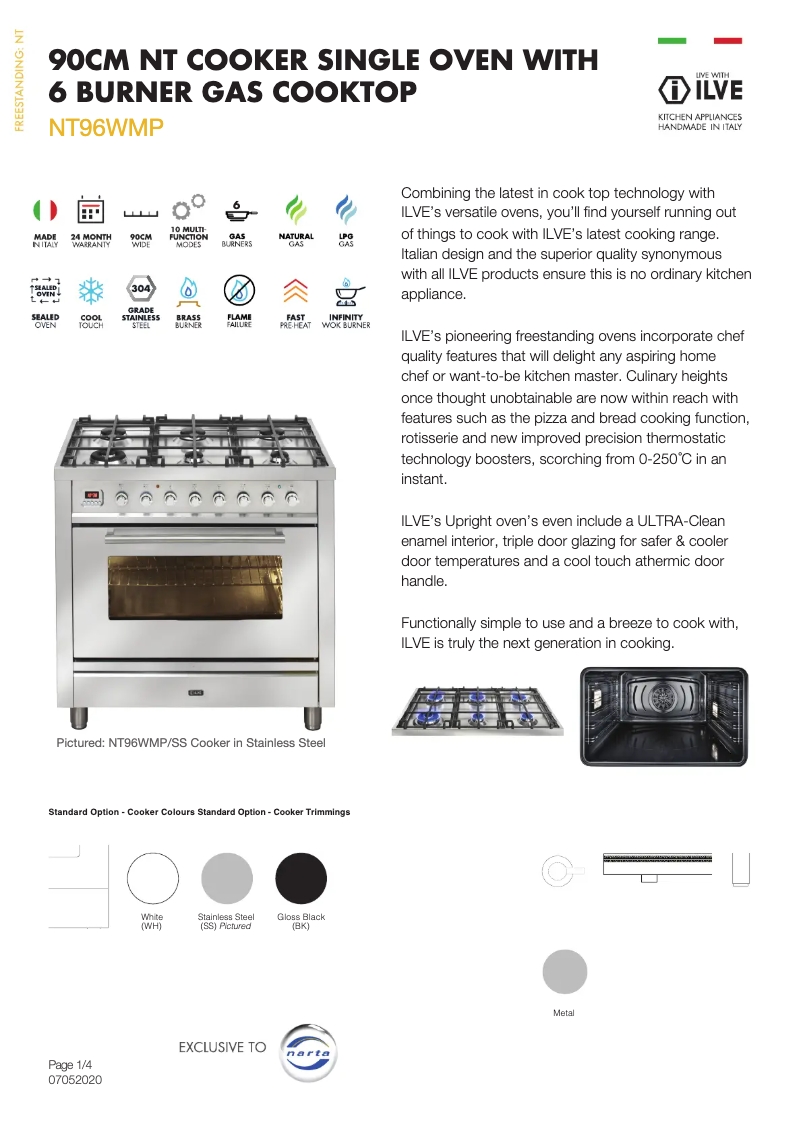 First page image of the manual for NT96WMPMG