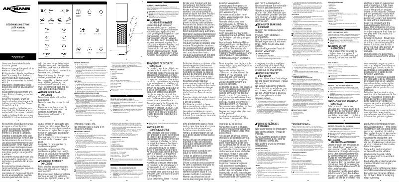 First page image of the manual for Daily Use 300B