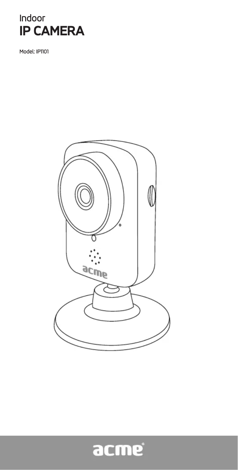 Image de la première page du manuel de l'appareil IP1101