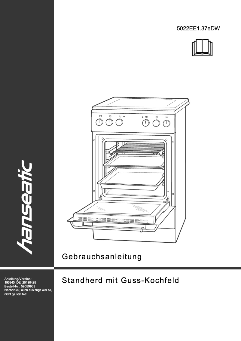 First page image of the manual for 5022EE1.37.eDW