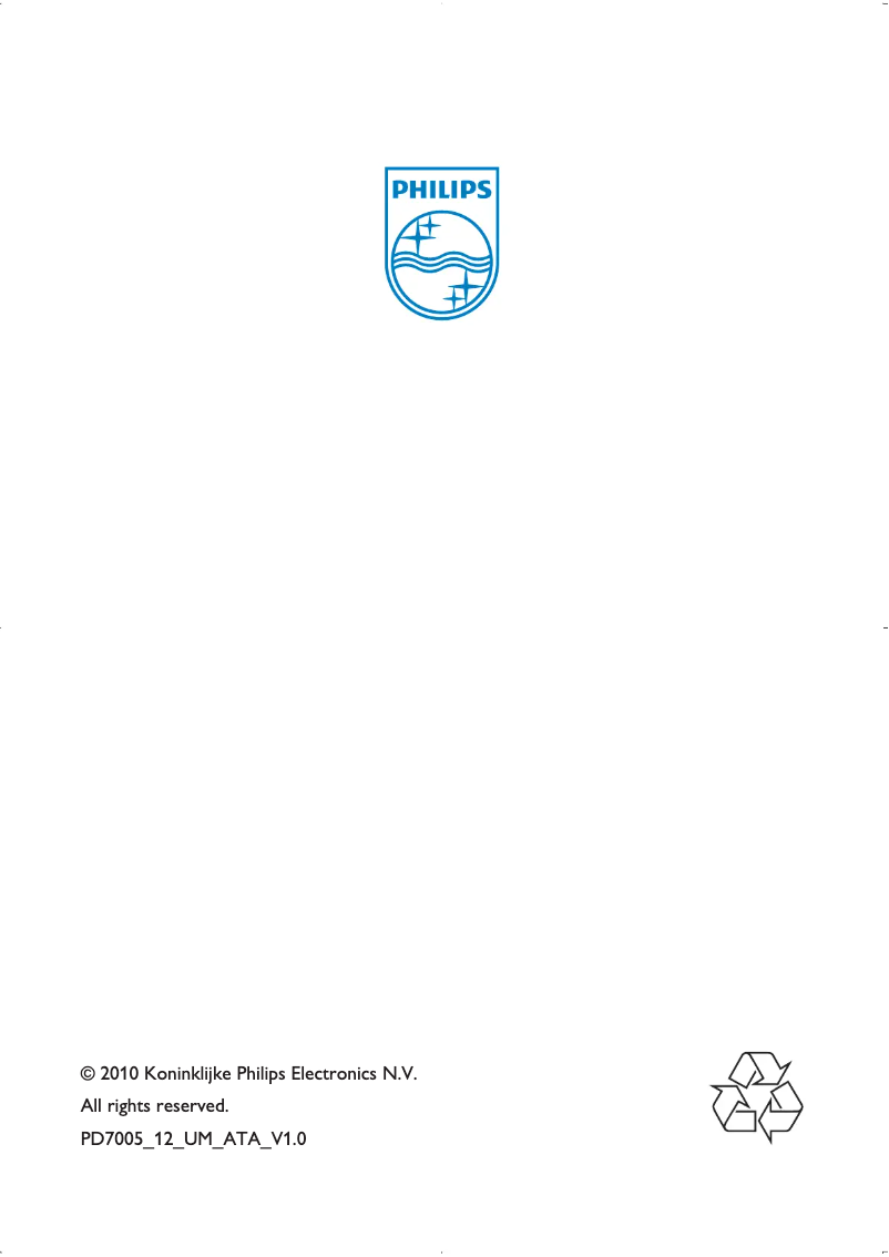 First page image of the manual for PD7005 DVT