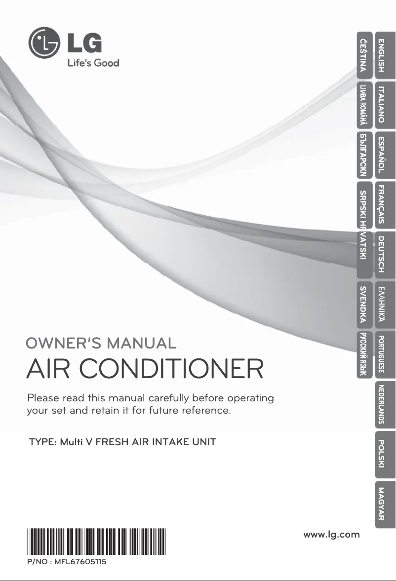 Page 1 of the manual User Manual LG ARNU76GB8Z2