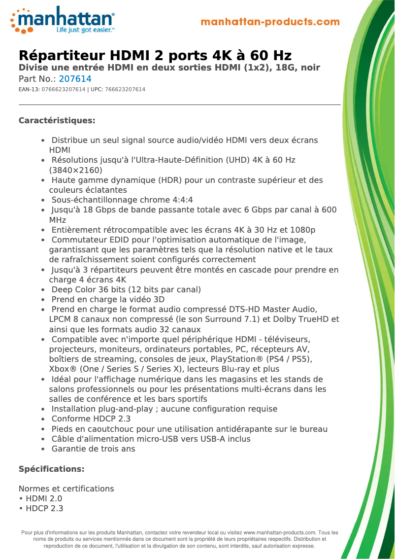 First page image of the manual for 207614