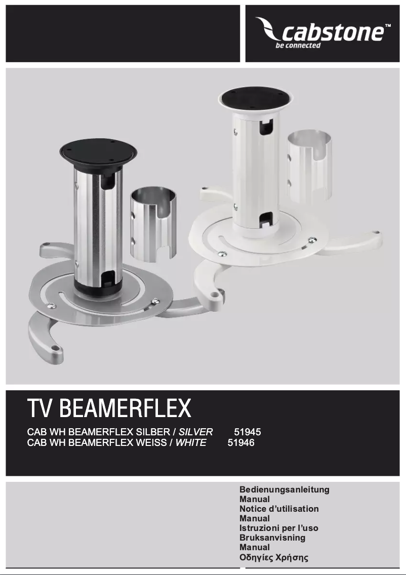 First page image of the manual for BeamerFlex 51945