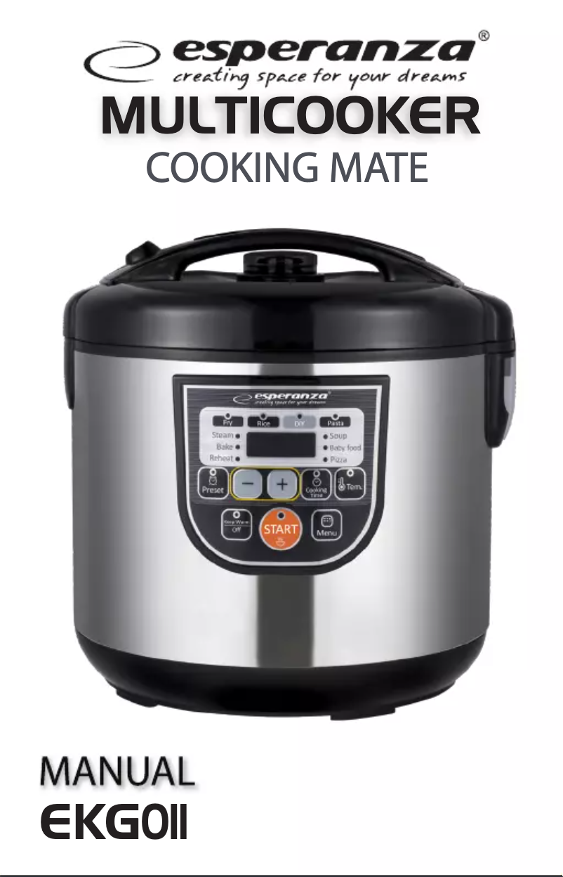 First page image of the manual for EKG011