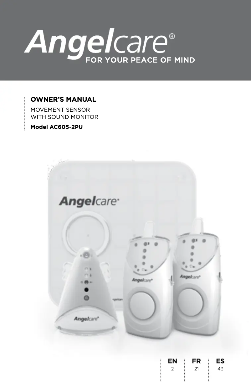 Page 1 of the manual User Manual Angelcare AC605