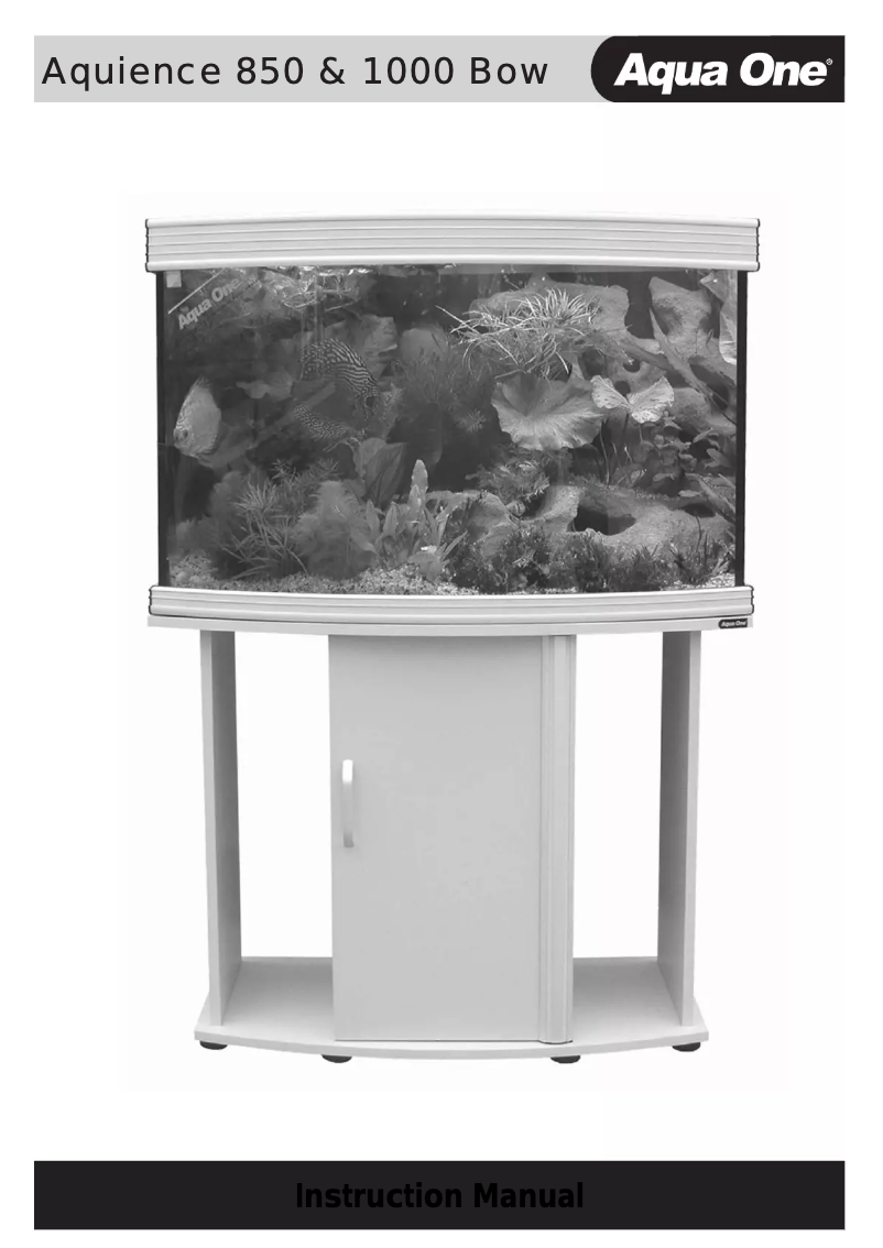 Page 1 of the manual User Manual Aqua One Aquience 850 Bow