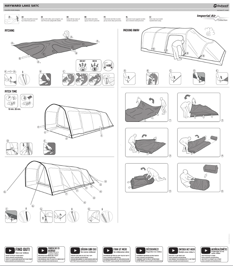 First page image of the manual for Hayward Lake 5ATC