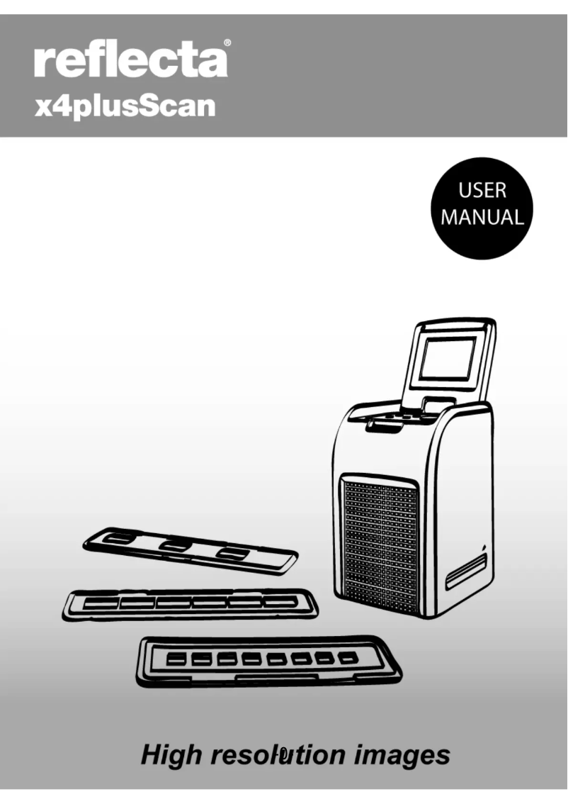 Page 1 of the manual User Manual Reflecta X4 Plus