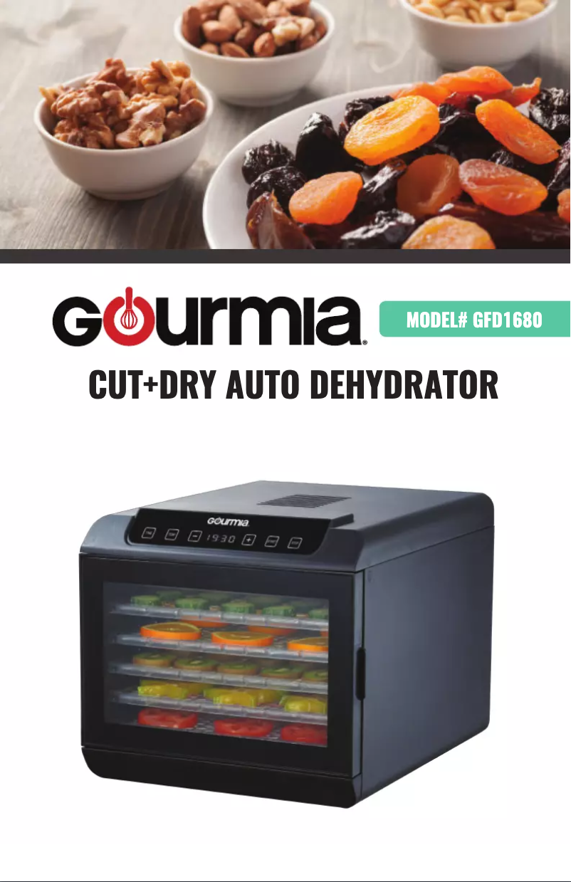 Page 1 of the manual User Manual Gourmia GFD1680