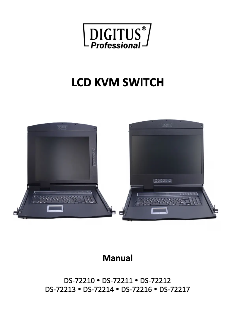 Page 1 of the manual User Manual Digitus DS-72212