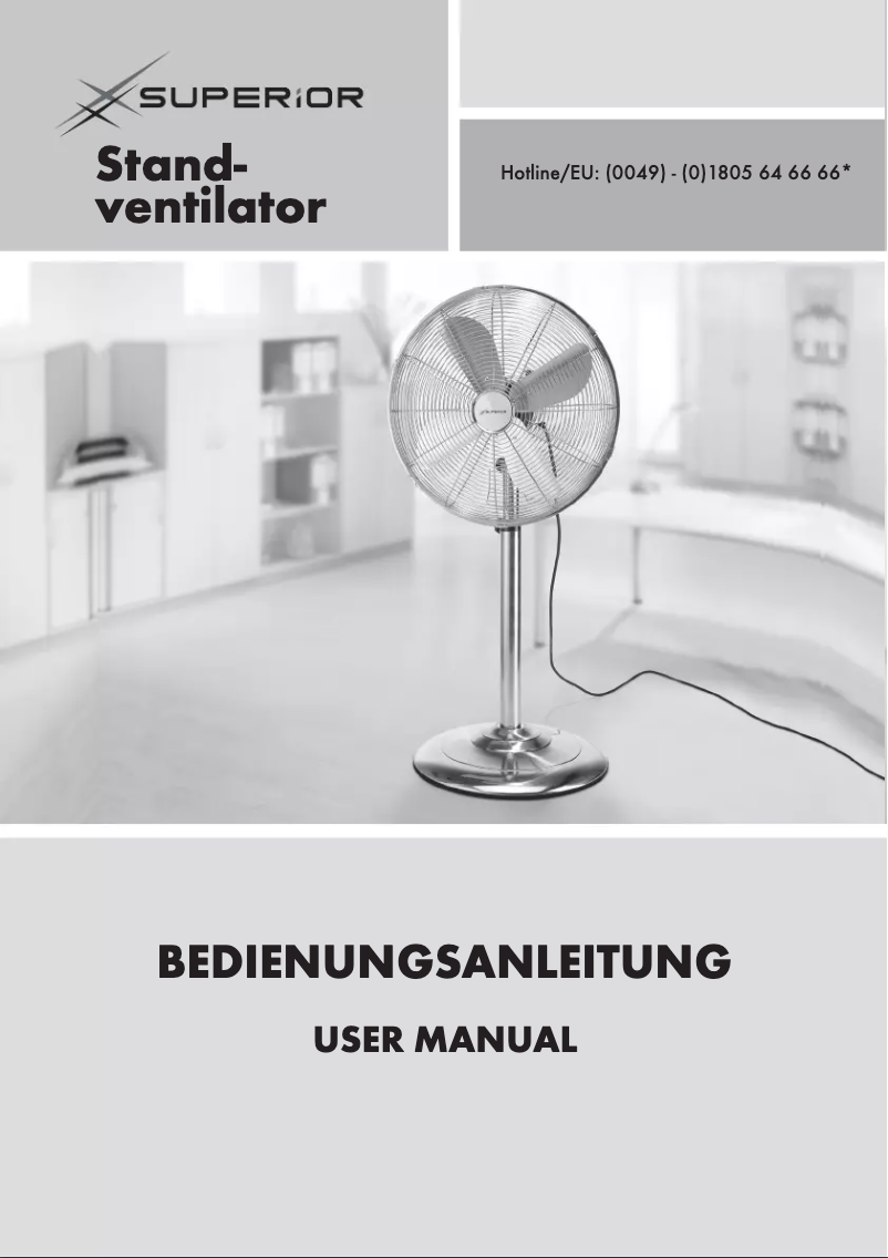 Page 1 of the manual User Manual Superior FS-40M