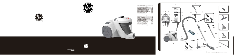 Page 1 of the manual User Manual Hoover H-POWER 300 HP332ALG 011