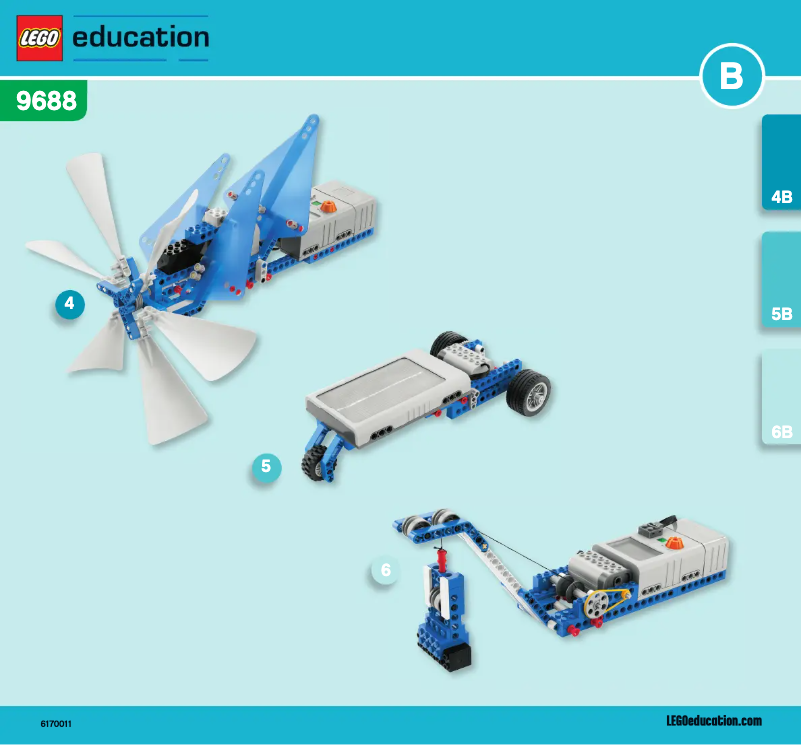 First page image of the manual for 9688