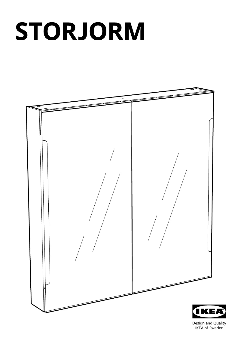 Page 1 of the manual User Manual Ikea STORJORM 602.500.72