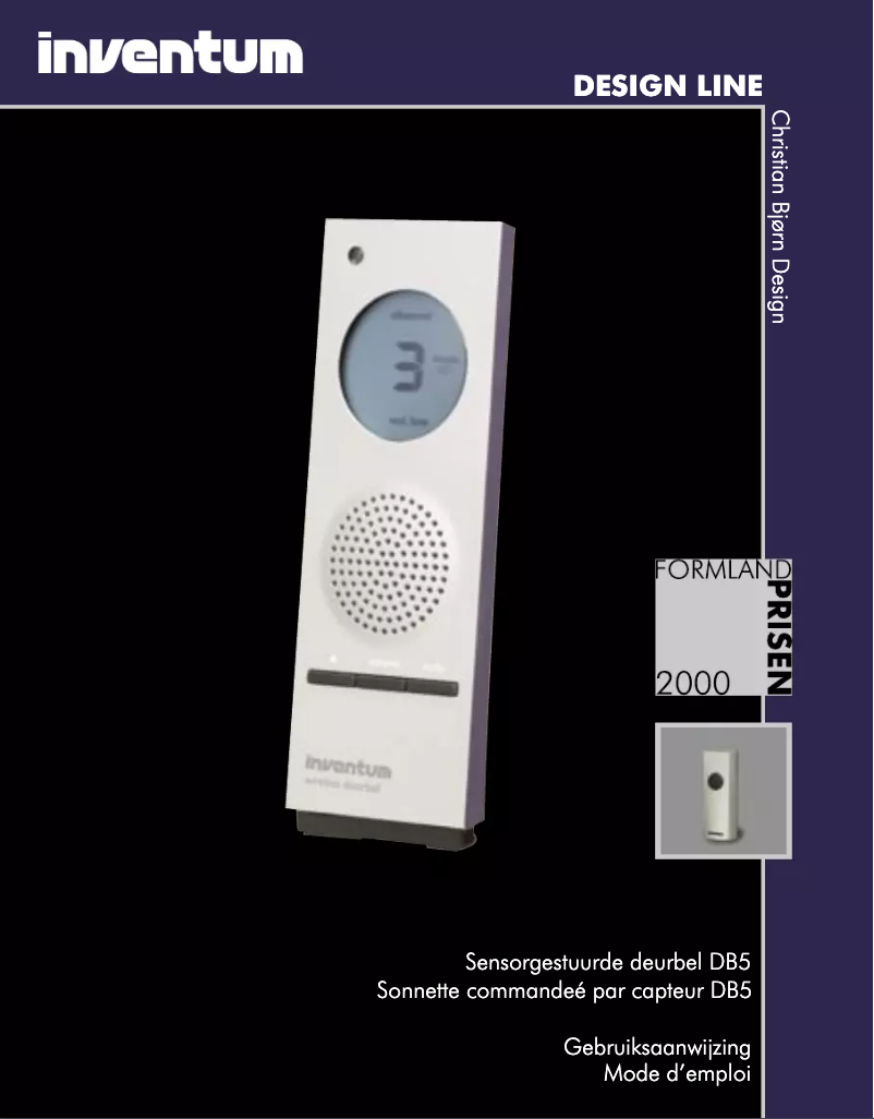 Page 1 of the manual User Manual Inventum DB5