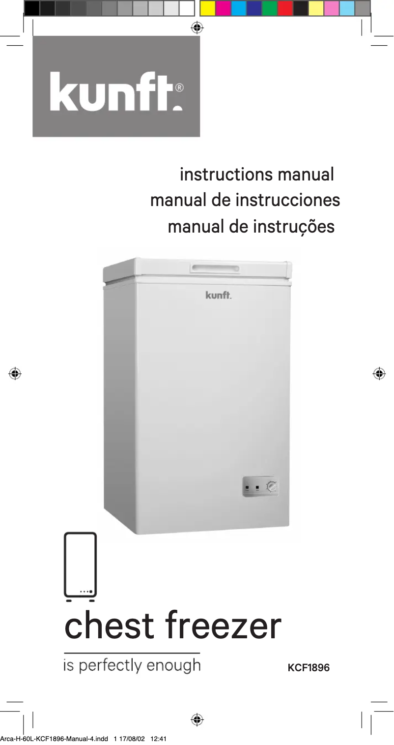 Image de la première page du manuel de l'appareil KCF1896