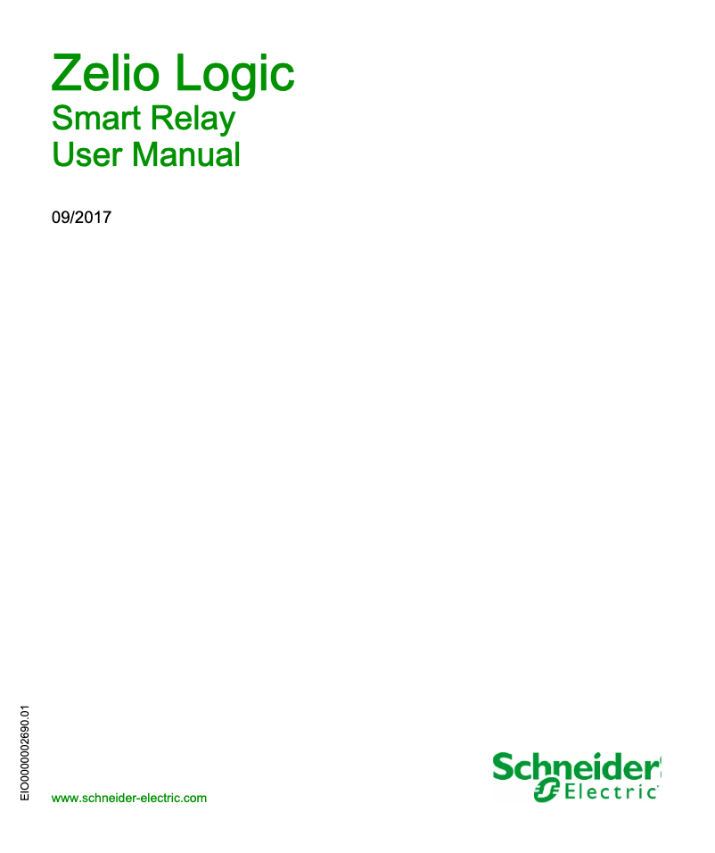 First page image of the manual for SR3XT141BD