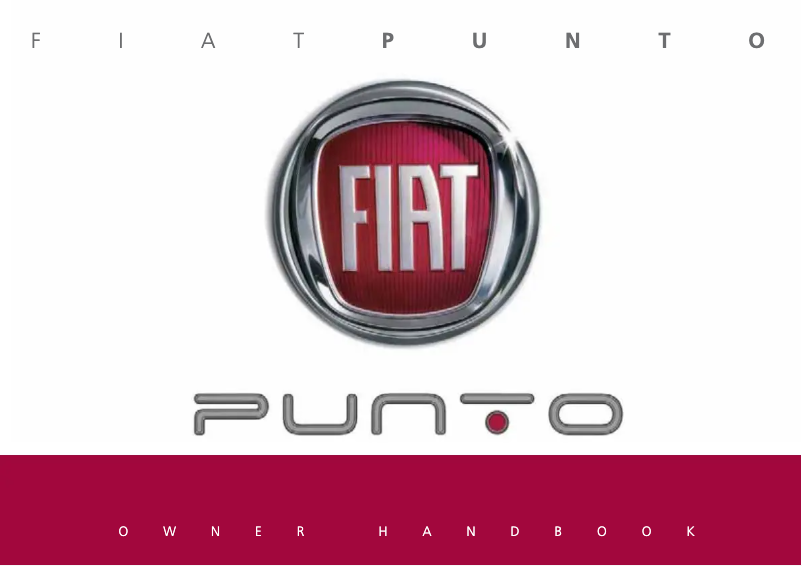 Page 1 of the manual User Manual Fiat Punto (2016)