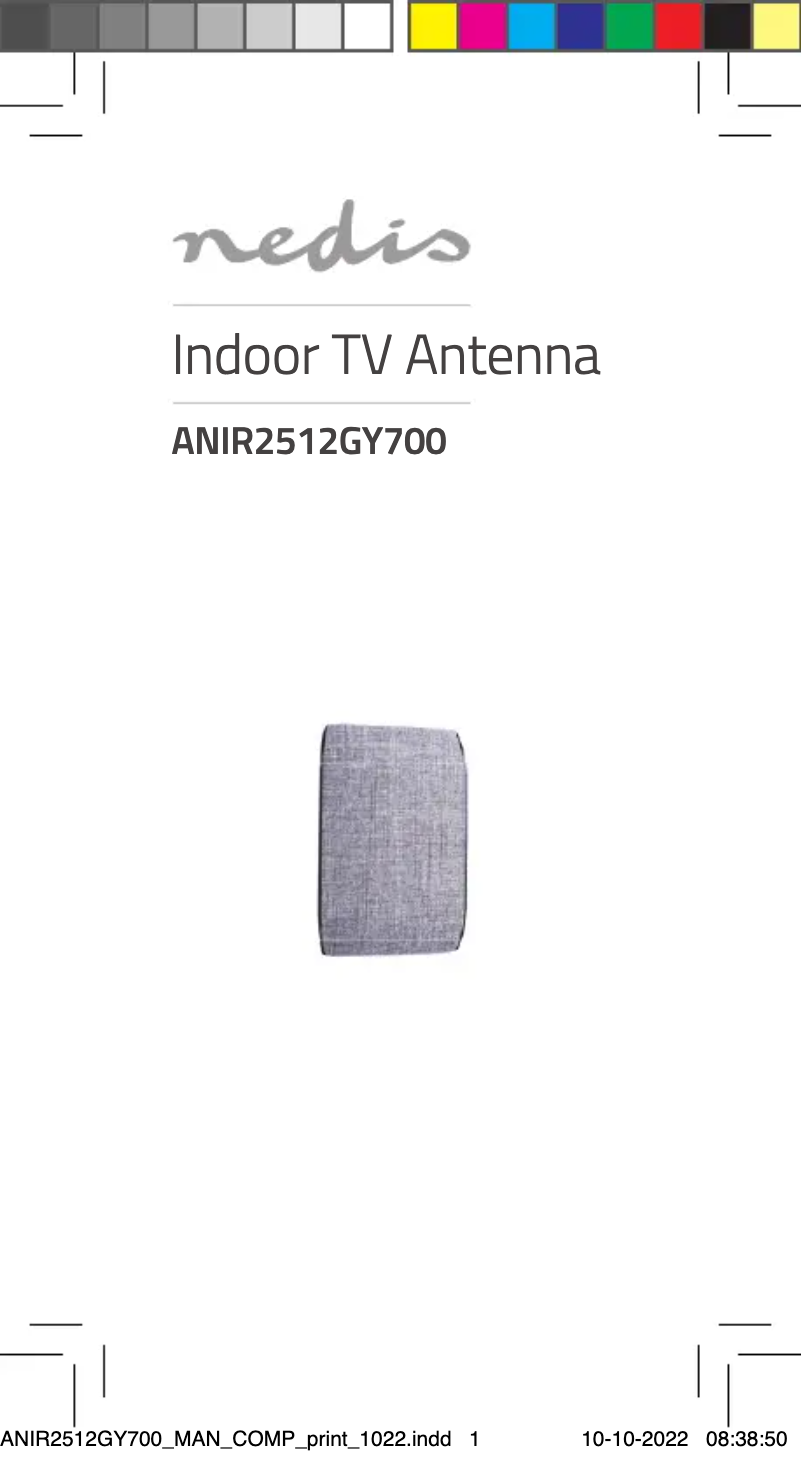 Page 1 of the manual User Manual Nedis ANIR2512GY700