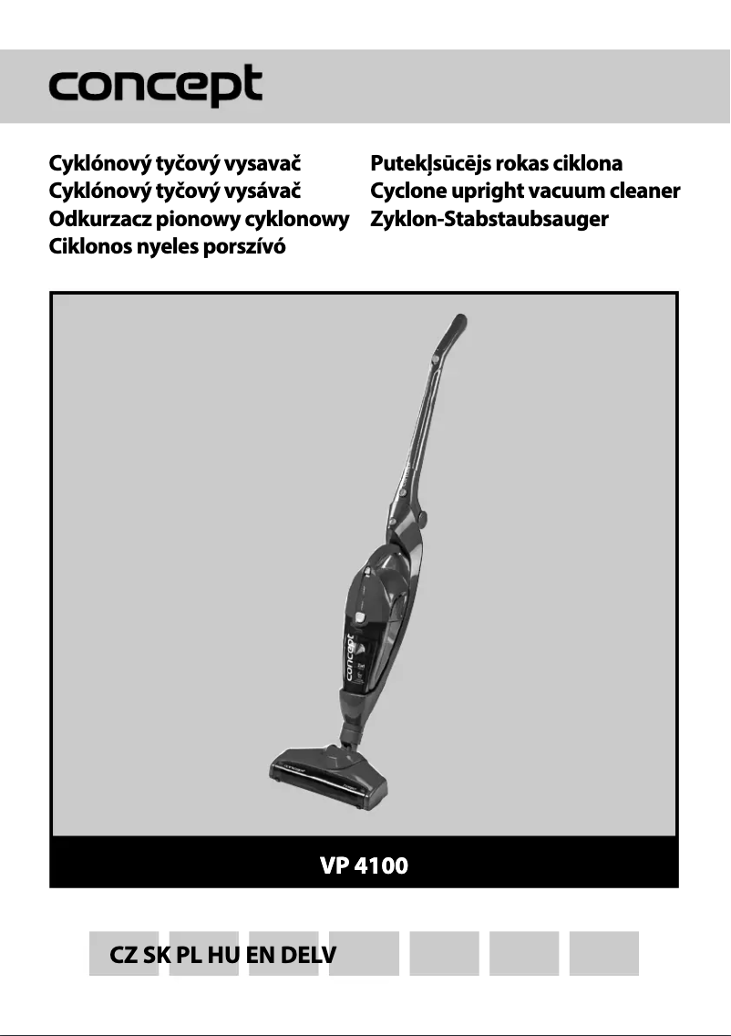 First page image of the manual for VP-4100