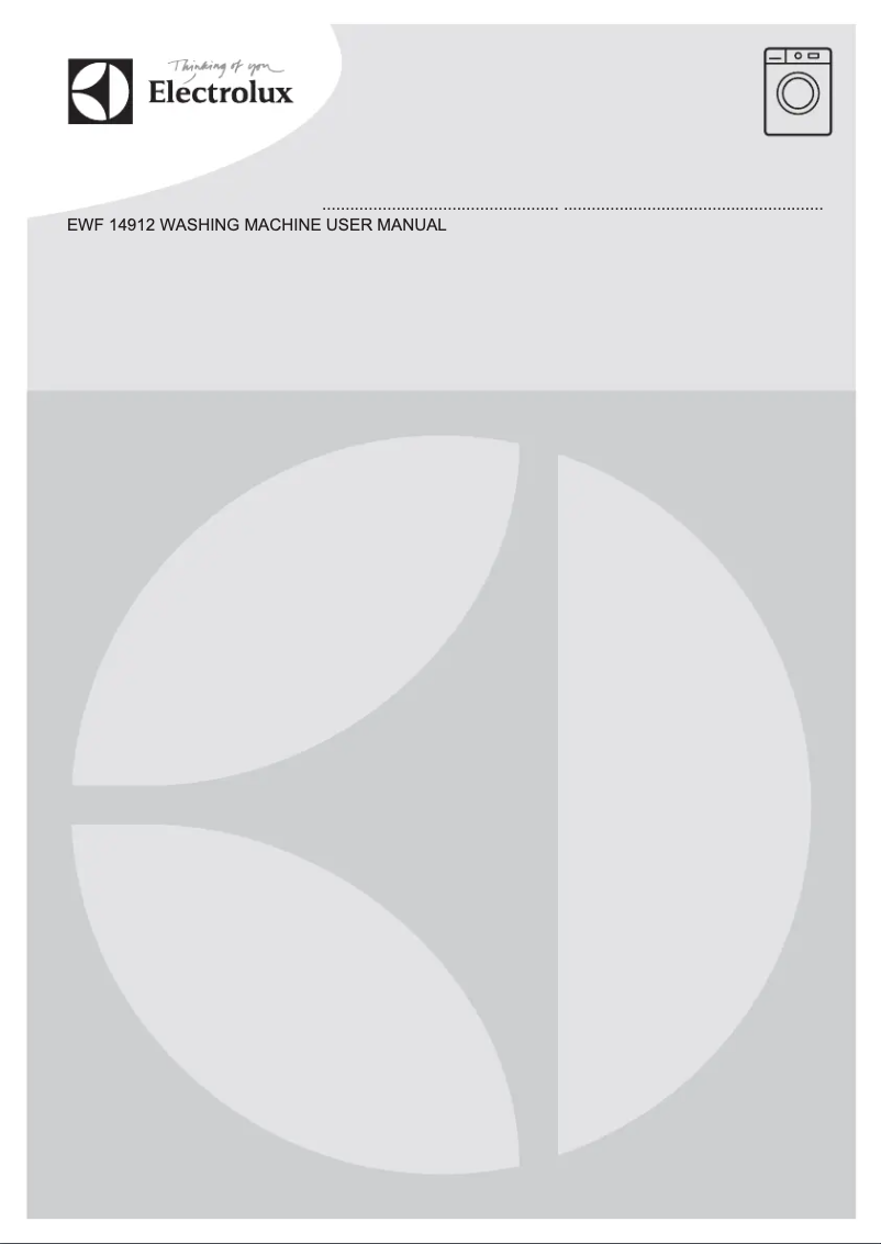 First page image of the manual for EWF14912