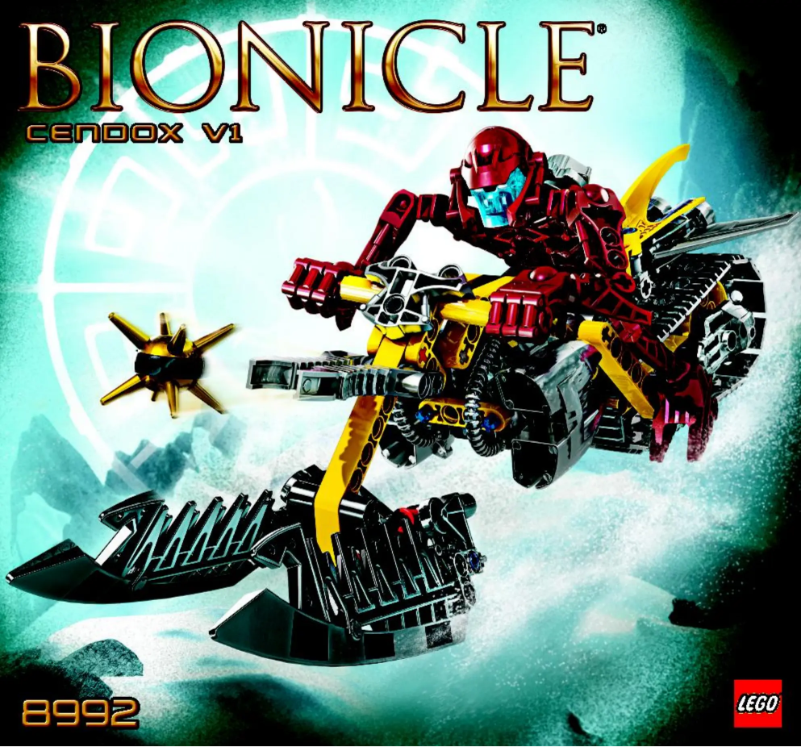 Page 1 of the manual User Manual Lego Bionicle Cendox V1 8992