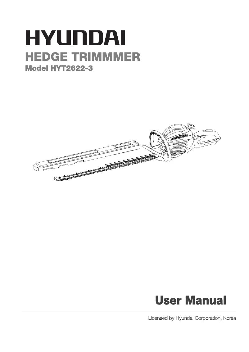 First page image of the manual for HYT2622-3