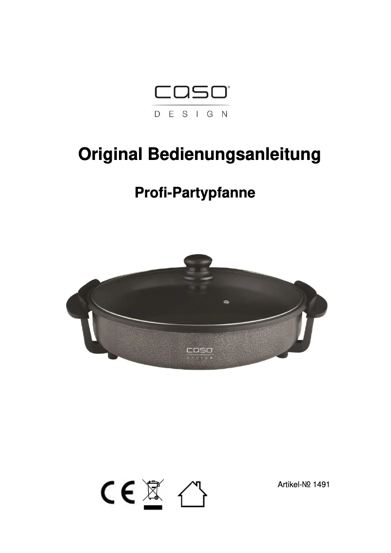 First page image of the manual for 1491