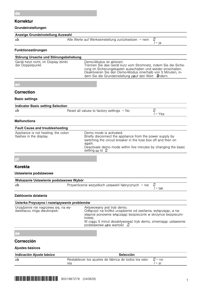 Page 1 of the manual User Manual Siemens HB272ABS3