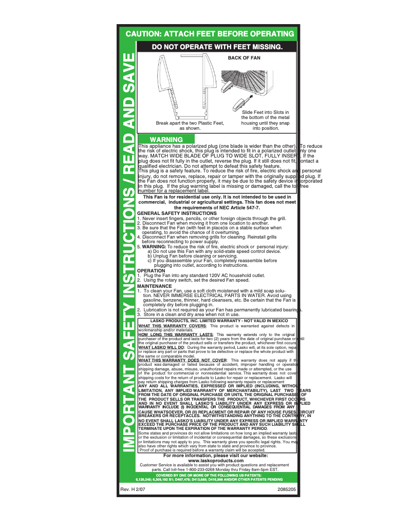 First page image of the manual for 3720