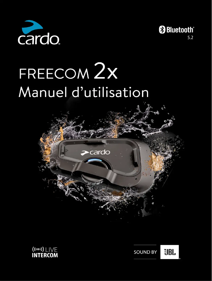 Page 1 of the manual Installation Guide Cardo Freecom 2X