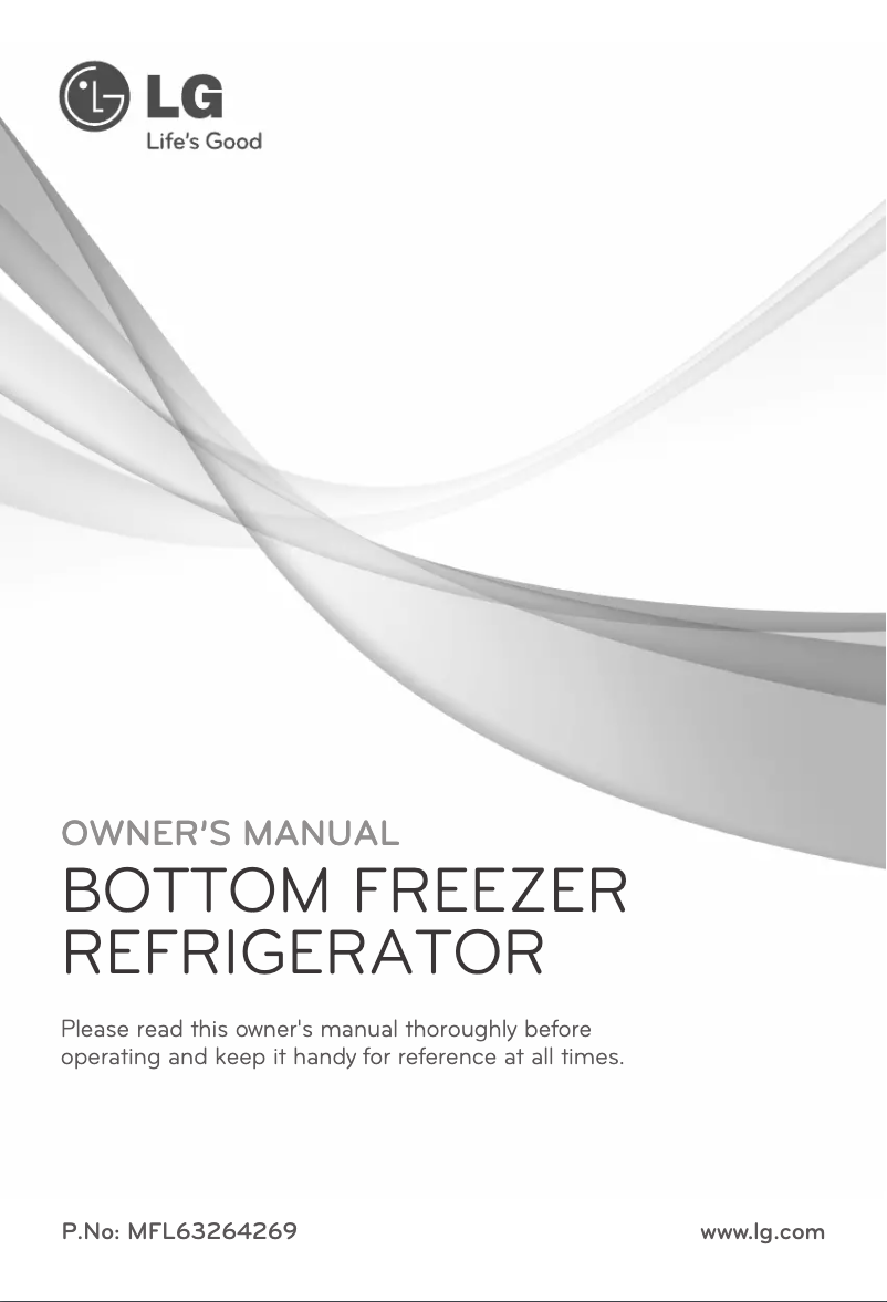 First page image of the manual for GR-L218ASL