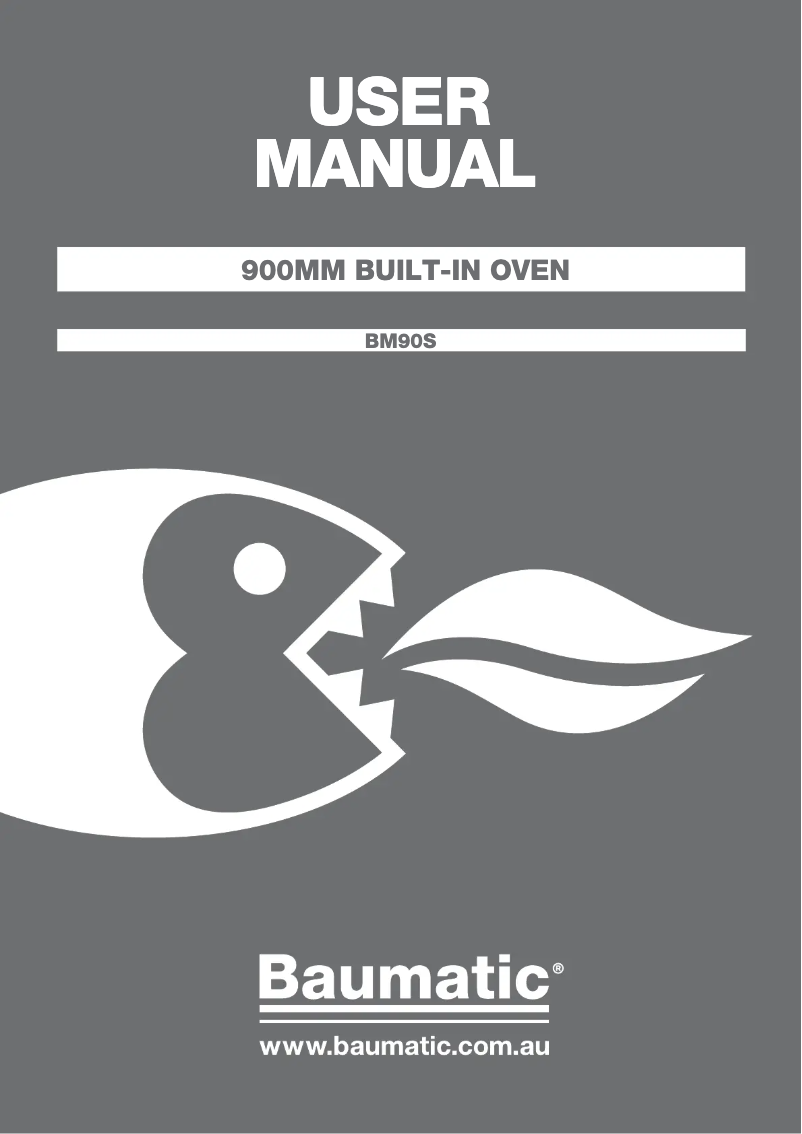 Page 1 of the manual User Manual Baumatic BM90S