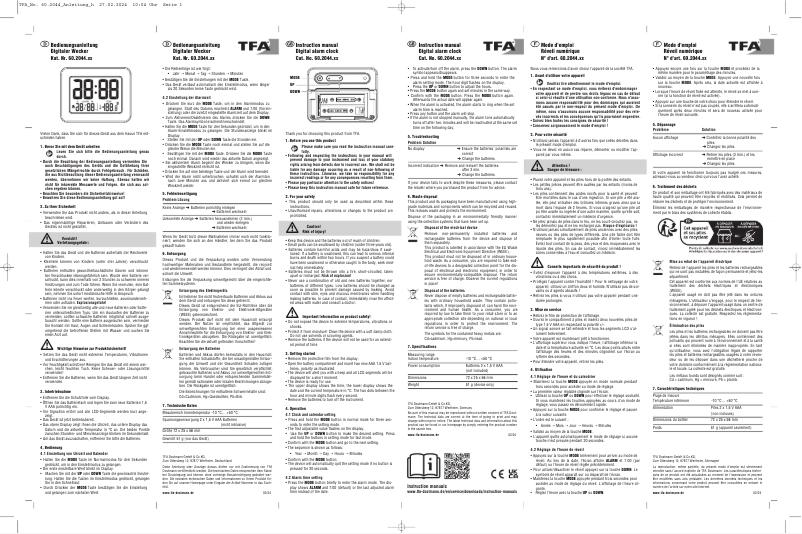 First page image of the manual for 60.2044.01