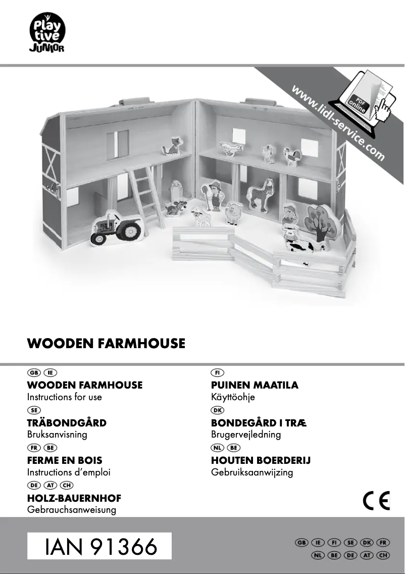 First page image of the manual for IAN 91366