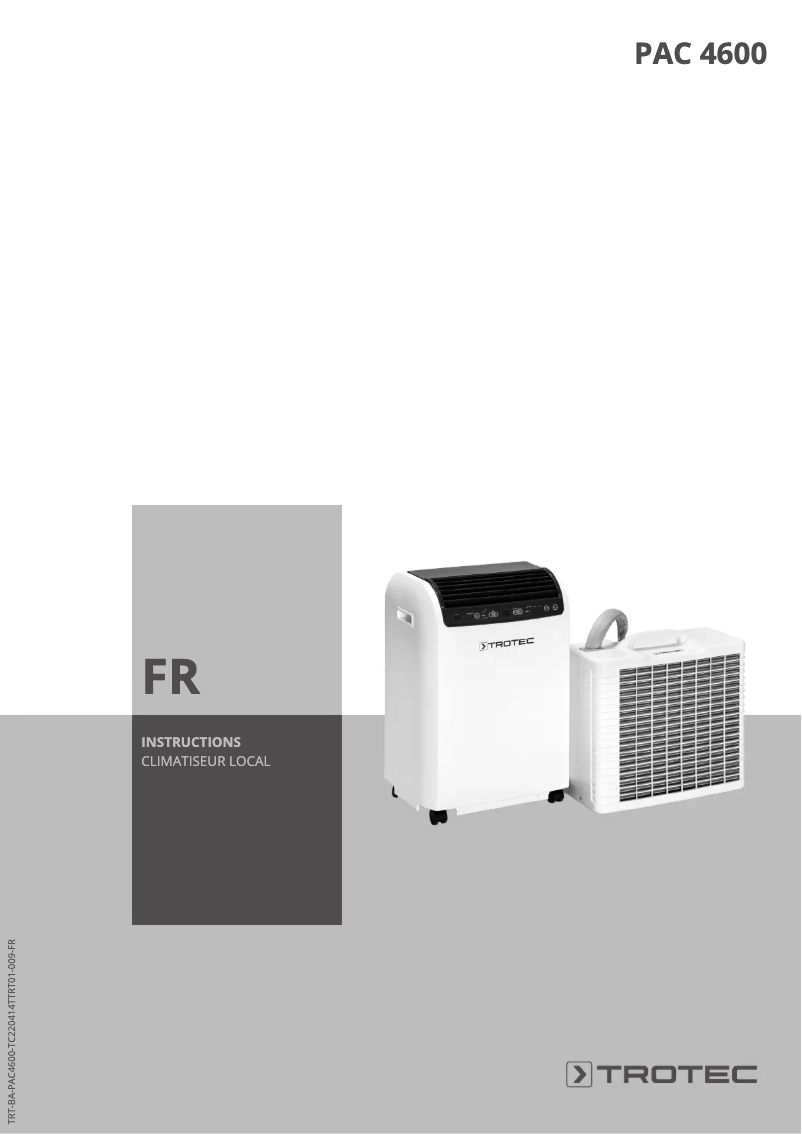 First page image of the manual for PAC 4600