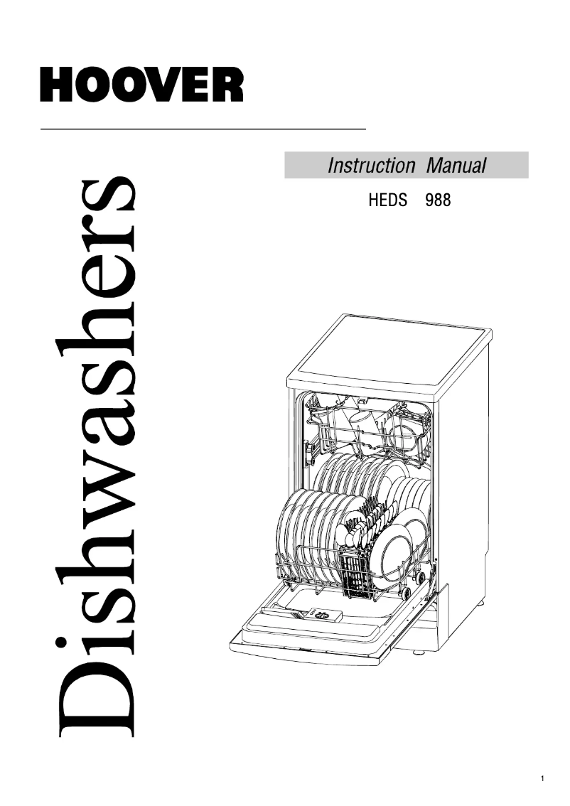 Page 1 of the manual User Manual Hoover HEDS 988 Nextra