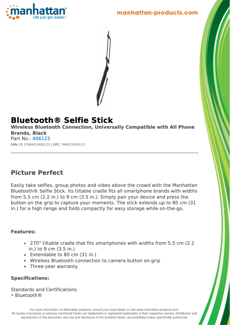 First page image of the manual for 406123