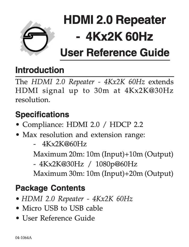 Page 1 of the manual User Manual Siig CE-H22J14-S1