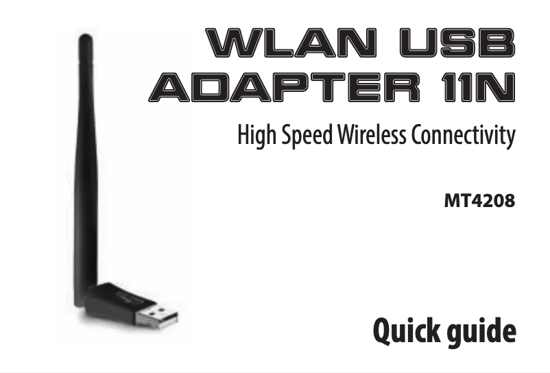 Page 1 of the manual User Manual Media-Tech MT4208