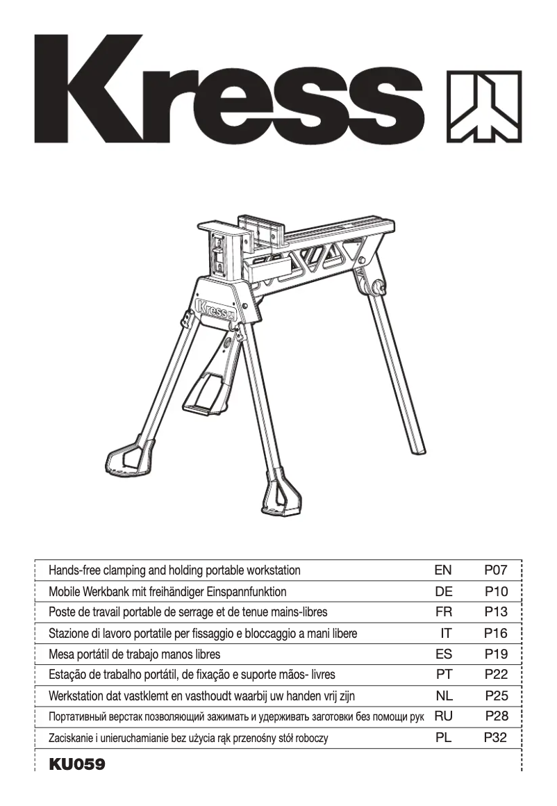 Page 1 of the manual User Manual Kress KU059