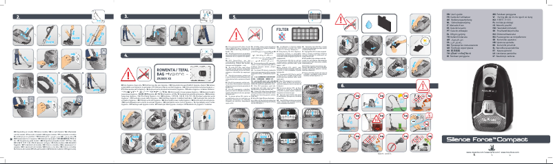 Image de la première page du manuel de l'appareil Silence Force RO6375EA