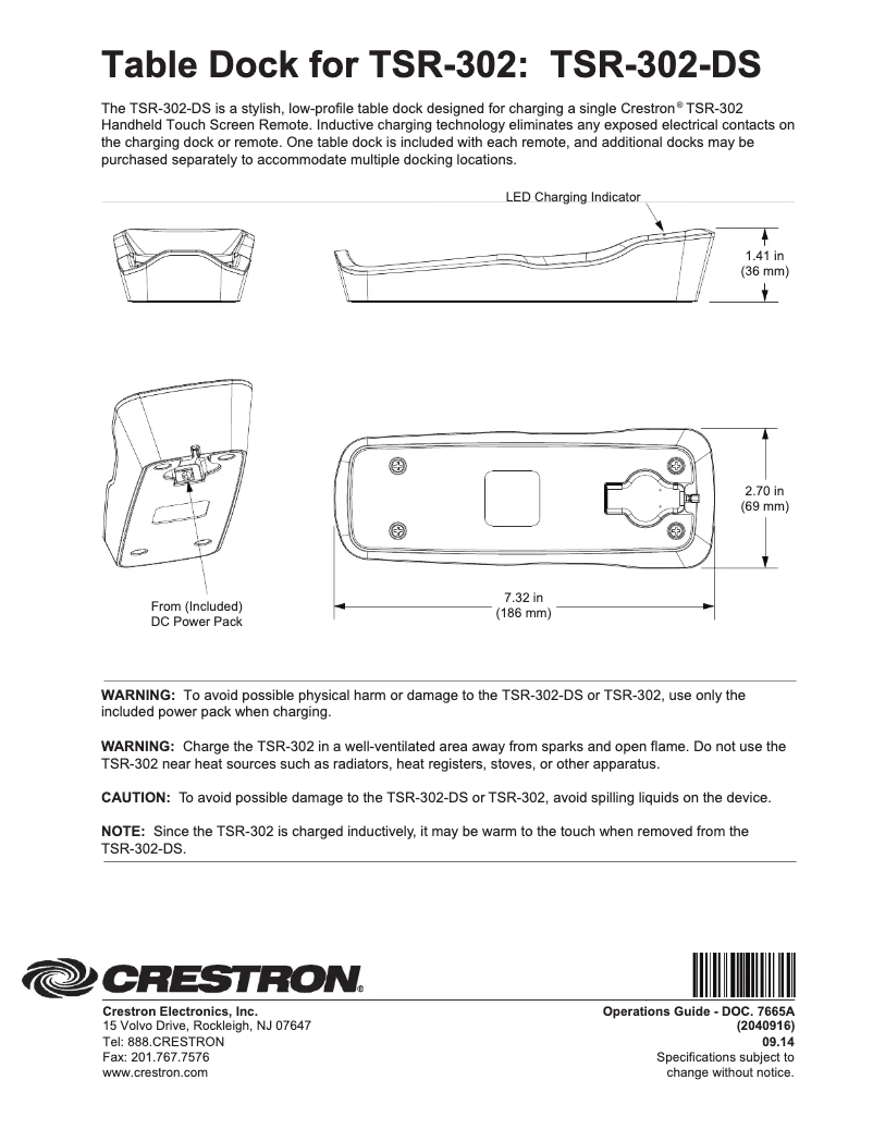 Image de la première page du manuel de l'appareil TSR-302